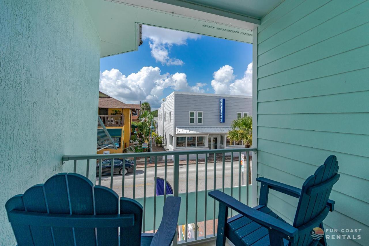 On Flagler Avenue! Dog Friendly With Balcony And Parking Walk To The Beach! 뉴스머나비치 외부 사진