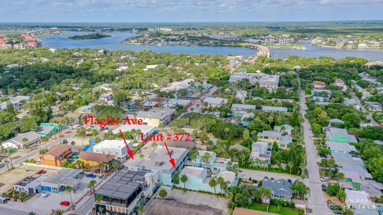 On Flagler Avenue! Dog Friendly With Balcony And Parking Walk To The Beach! 뉴스머나비치 외부 사진